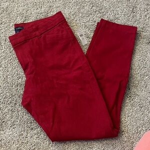 GAP Women's Straight Leg Red Pants
